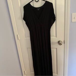Amazon essentials black maxi dress, size large